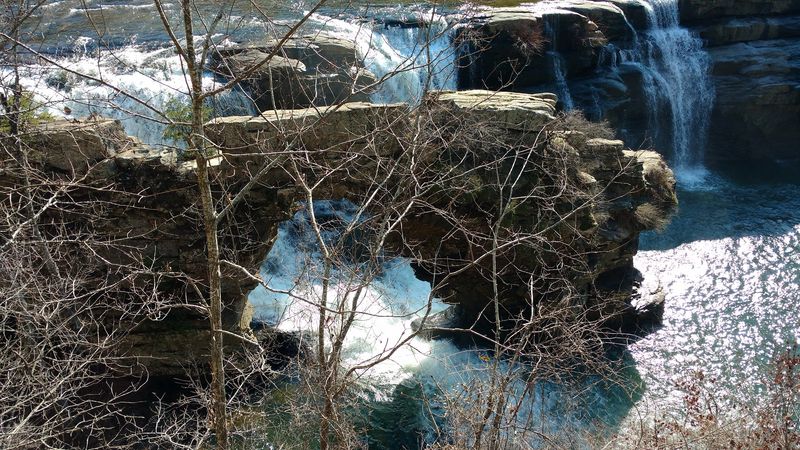 Arch Rock: Alabama's Only Documented Natural Arch With A Waterfall Through It
