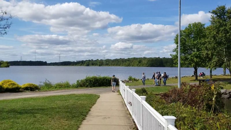 The Paved Yellow Trail and Its Scenic Lake Views