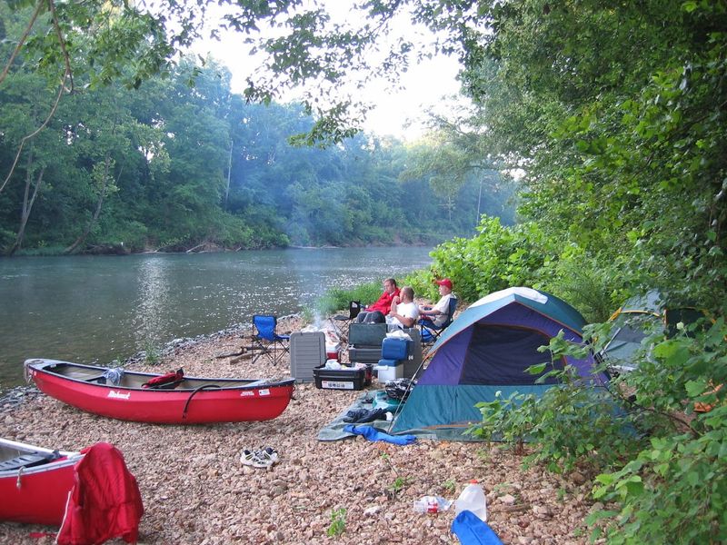 Camping Near the River Turns a Day Trip Into an Adventure