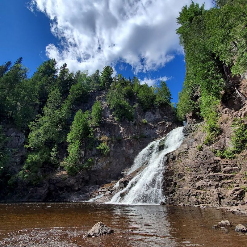 Caribou Falls in Caribou Falls State Wayside, Minnesota Caribou Falls in Caribou Falls State Wayside, Minnesota