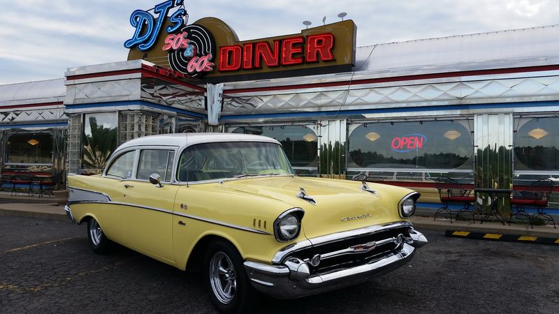 Classic Cars Out Front Set the Tone