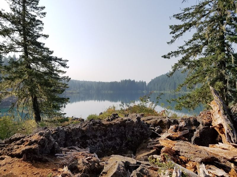Clear Lake: A Volcanic Wonder at the Trail's Start