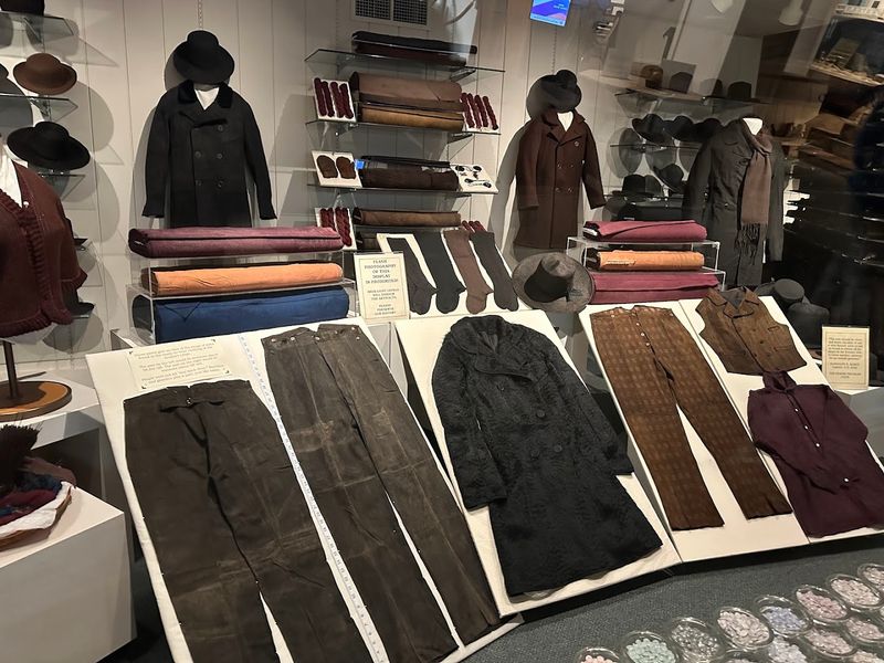 Clothing and Textiles Frozen in Time