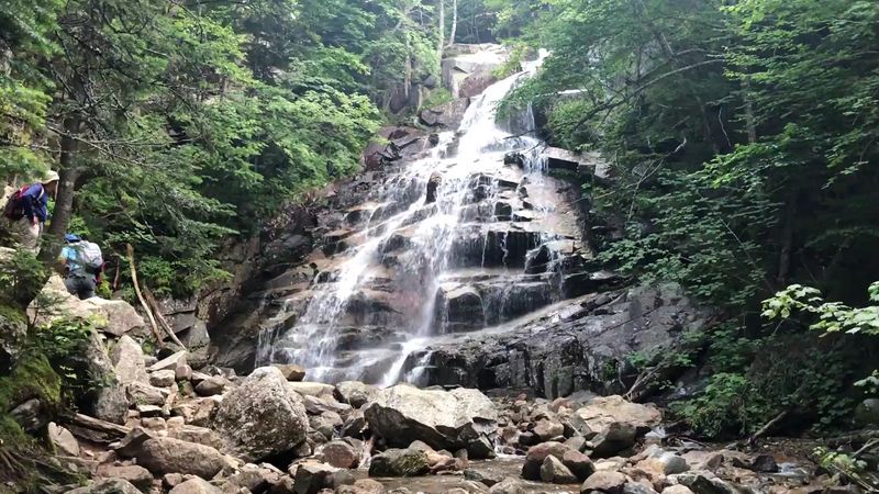 Cloudland Falls via Falling Waters Trail, Franconia Notch State Park