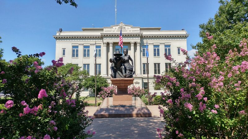 The Atmosphere Around the Noble County Courthouse