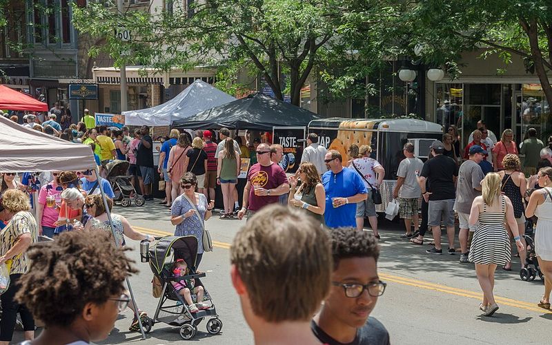 Downtown Winchester During Festival Weekend
