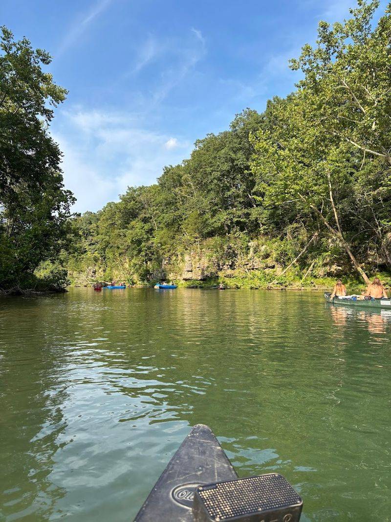 Floating the Current River to the Spring