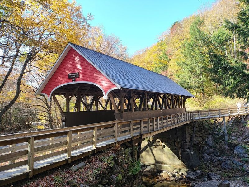 Flume Covered Bridge, One of New Hampshire's Oldest Survivors Flume Covered Bridge, One of New Hampshire's Oldest Survivors