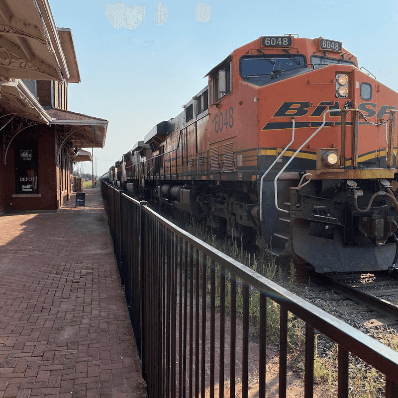Freight Trains Rolling Past Your Table