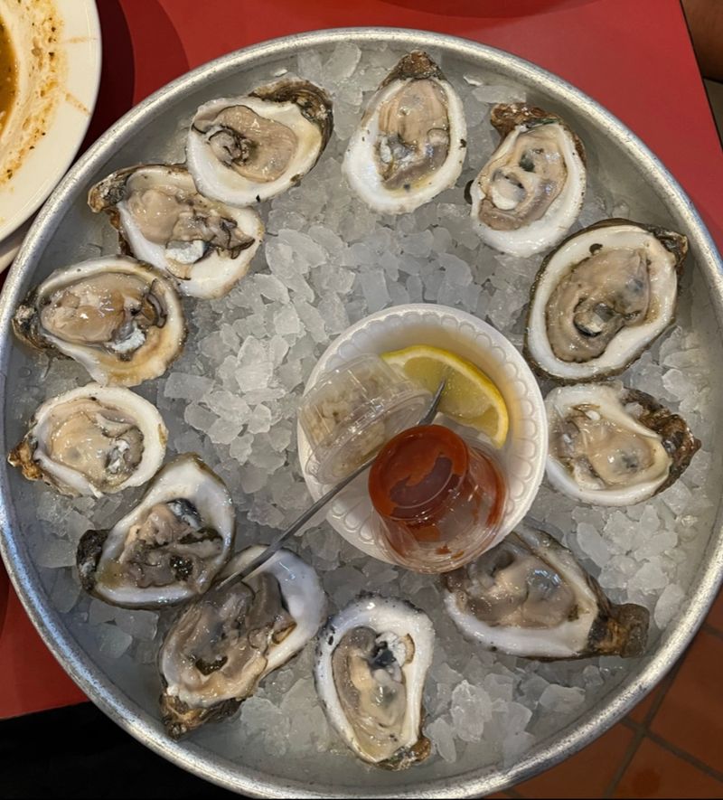 Fresh Gulf Seafood Shucked and Served at Its Peak