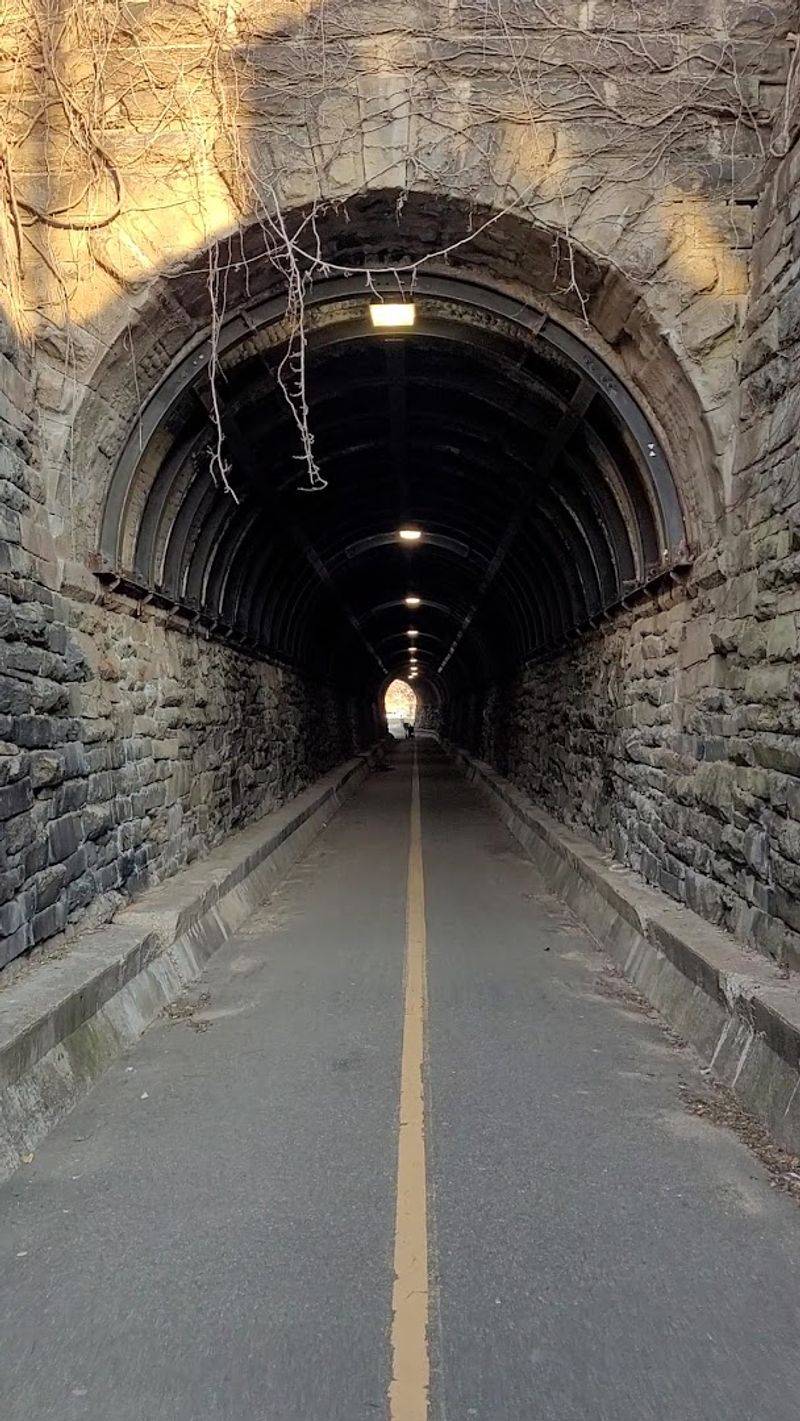 From Railroad Tracks to a Pedestrian Walkway