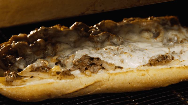 Giant Hot Grilled Subs Made Fresh Right in Front of You