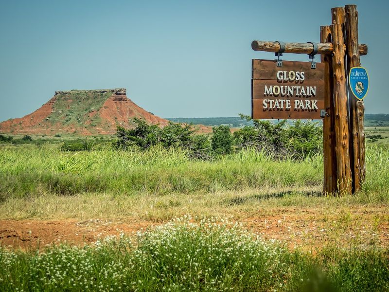 Gloss Mountain State Park, Fairview, OK