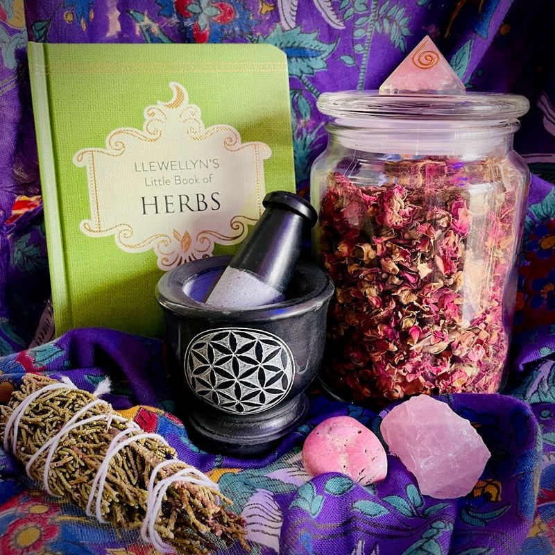 Herbs and Natural Goods Line the Shelves