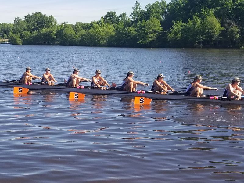Rowing on an Olympic-Caliber Lake