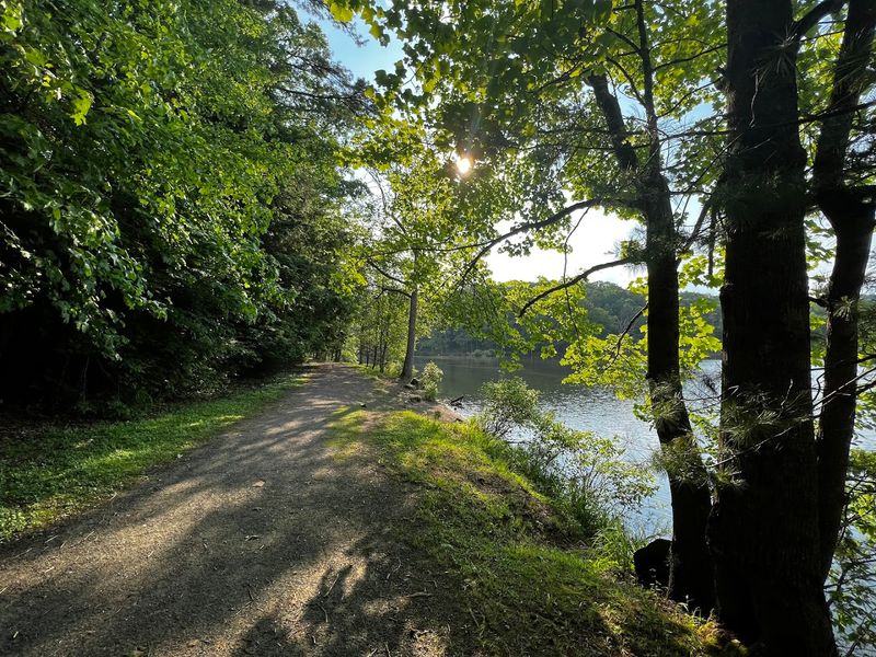 Lake Front Trail at Little Beaver State Park, West Virginia
