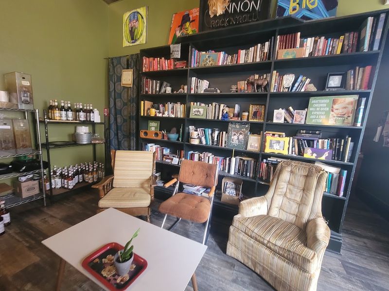 Local Artwork, Handmade Jewelry, and a Community Wall of Books Local Artwork, Handmade Jewelry, and a Community Wall of Books
