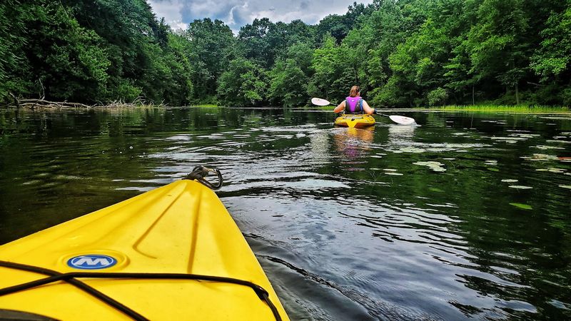 Morning Paddles on Glass-Smooth Water