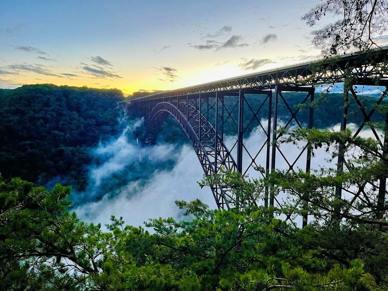 New River Gorge Bridge at Canyon Rim Visitor Center New River Gorge Bridge at Canyon Rim Visitor Center