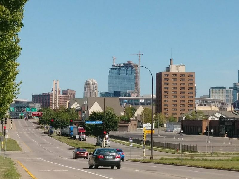 North Minneapolis In The Background North Minneapolis In The Background