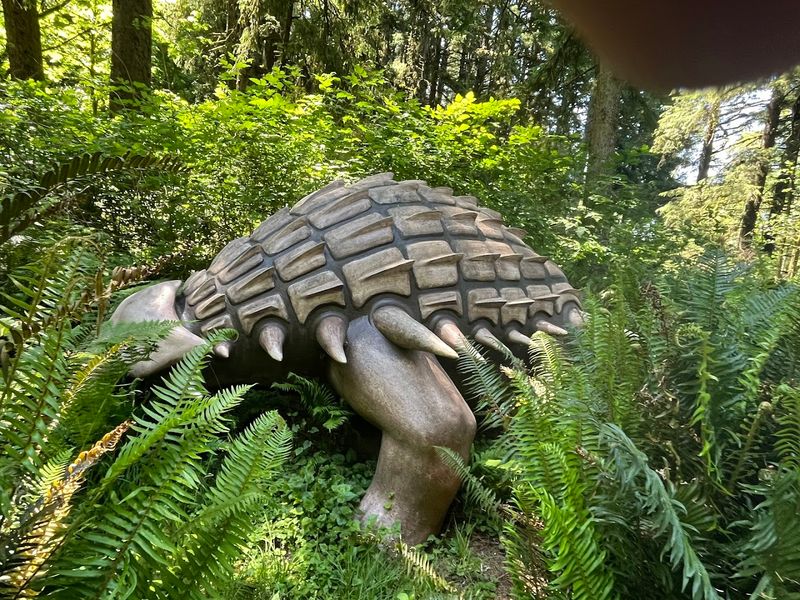 Over a Dozen Dinosaurs Hidden Along the Forest Trail