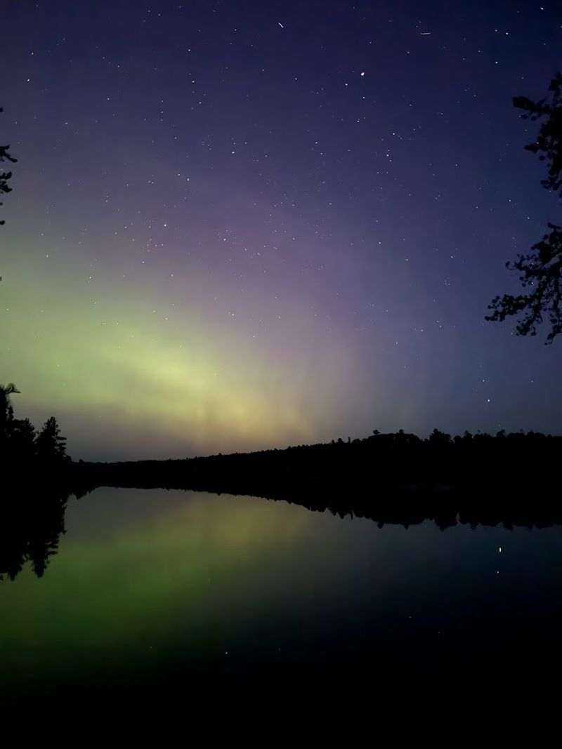 Paddling the Boundary Waters Canoe Area Wilderness During Ice-Out, Ely, Minnesota