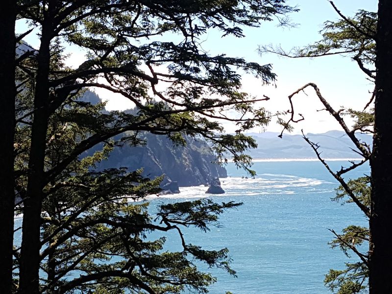 Peek-a-Boo Ocean Views Along the Way
