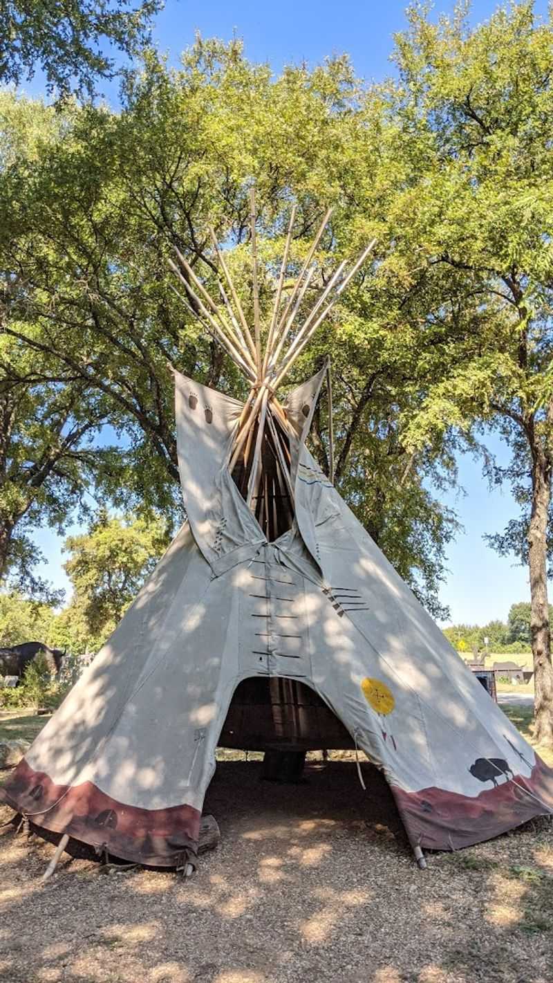 Replica Teepees and the Stories They Shelter