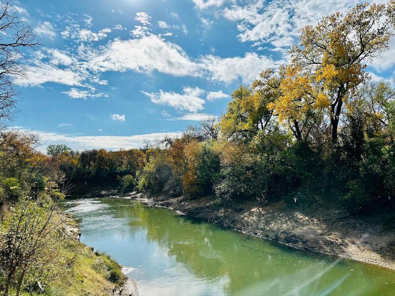 River Overlooks With Calm, Scenic Trinity River Views