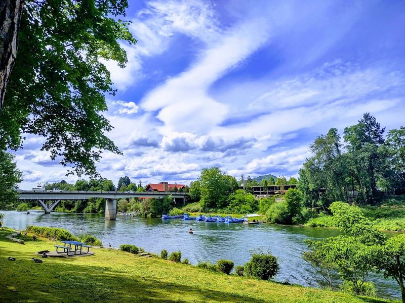 Riverside Park And The Rogue River
