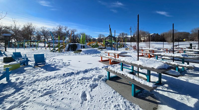 Seating, Picnic Tables, and Shady Spots to Recharge