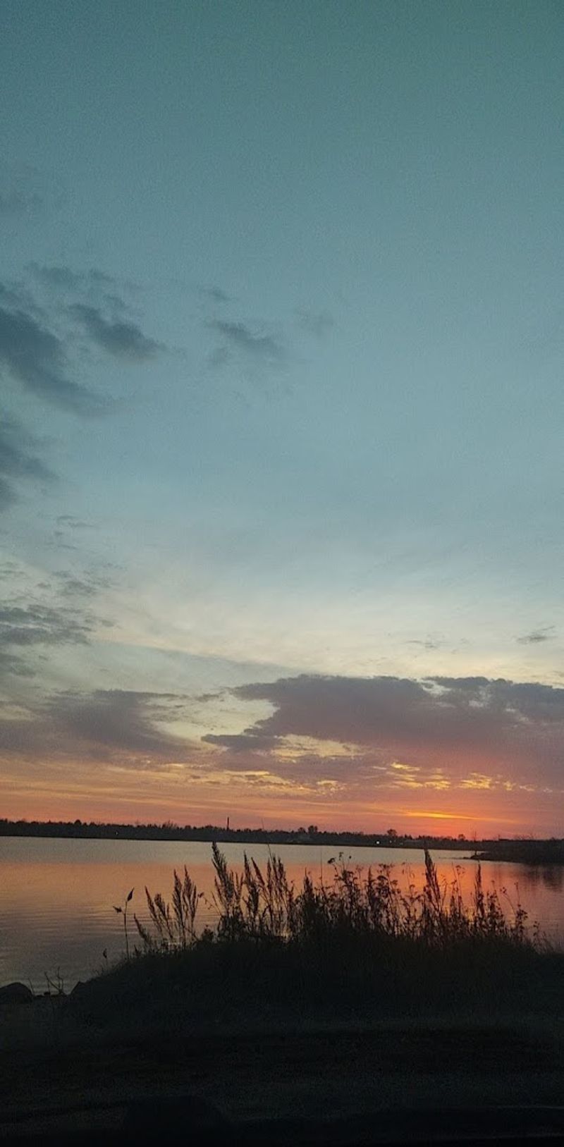 Stunning Sunset Views Over the Lake