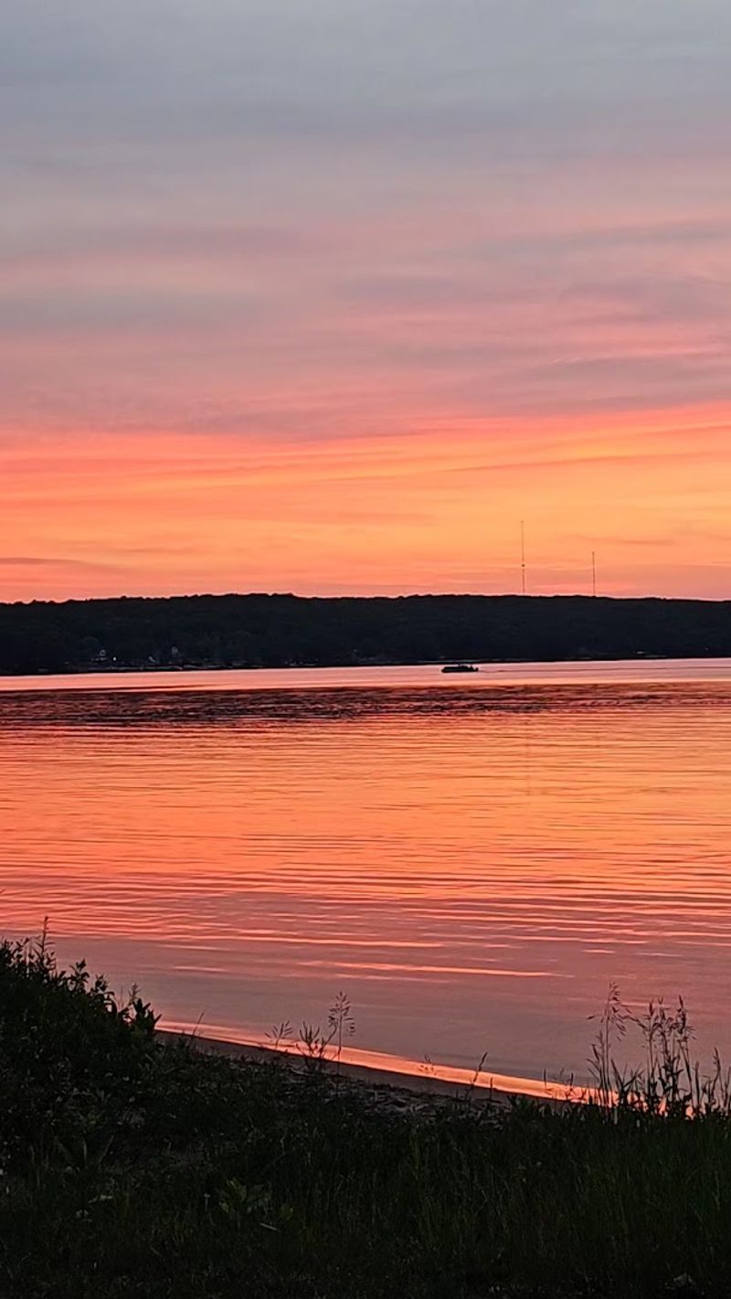 Sunset Light Across The Shore
