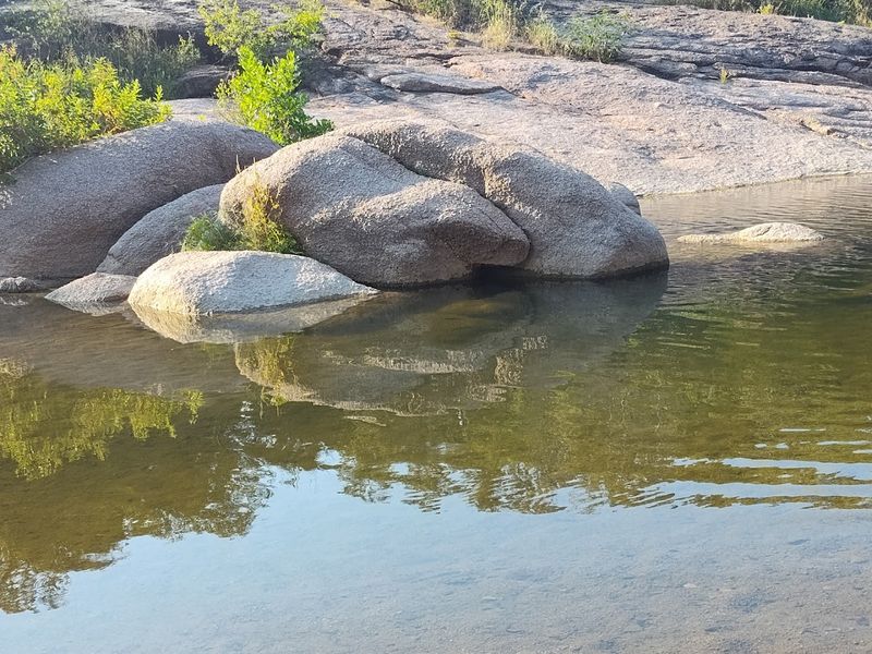 Swimming in Pennington Creek on a Hot Oklahoma Day