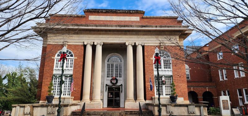 The Abbeville County Courthouse Area