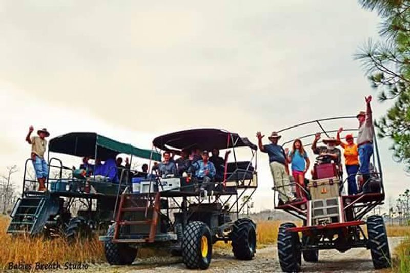 Swamp Buggy Rides Through the Back Country