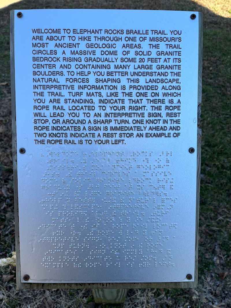 The Braille Trail Is Thoughtfully Done