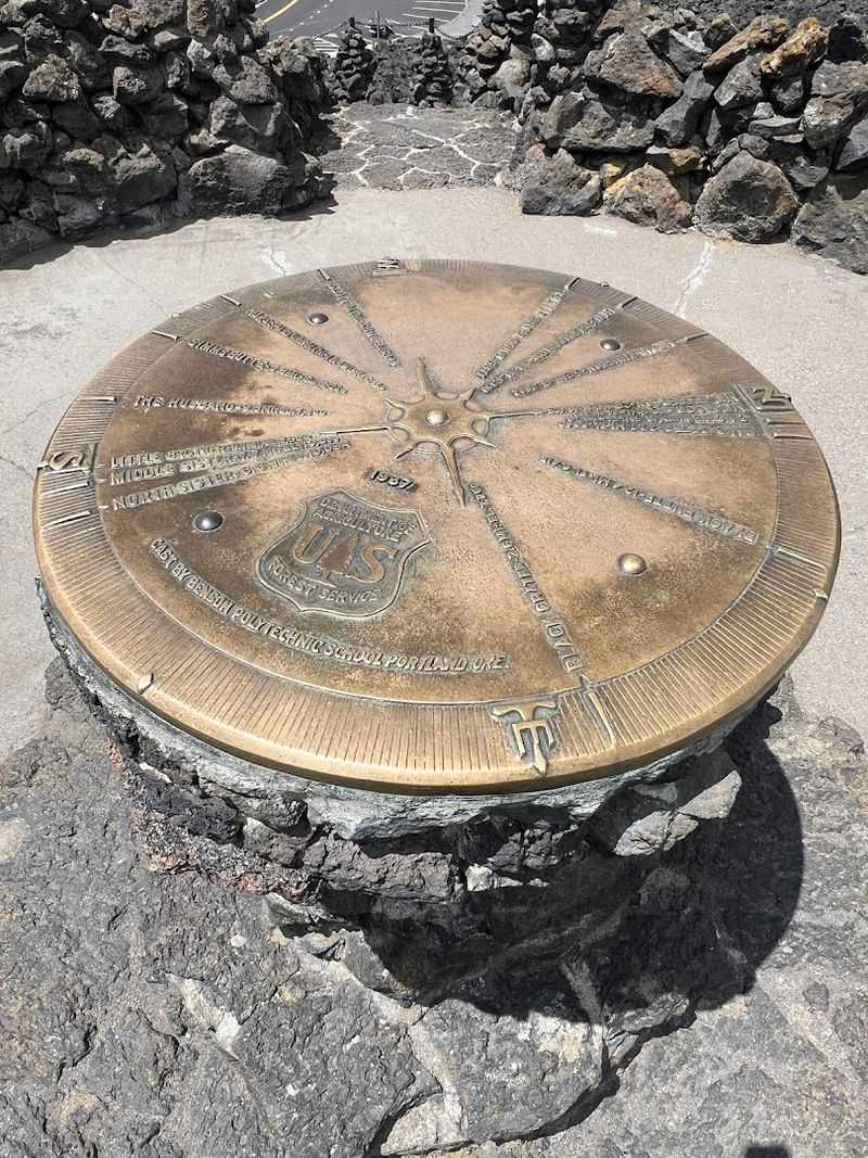 The Brass Compass Rose on Top of It All