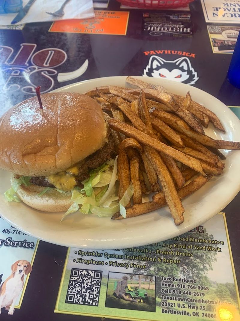 The Buffalo Burger Is the Star of the Menu