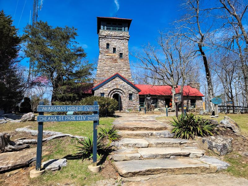The Bunker Tower and Alabama's Highest Point