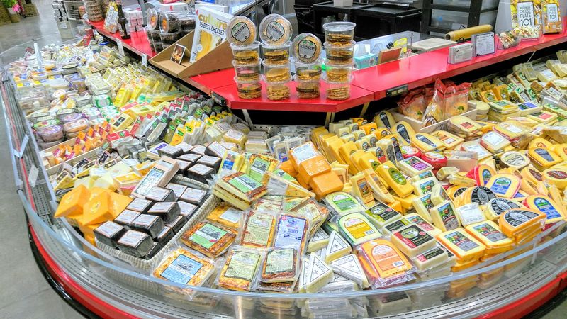 The Deli Counter and Specialty Cheese Selection