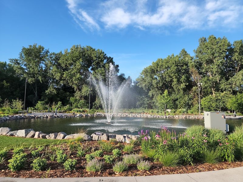 The Fountain Area Where Everyone Loves to Wander