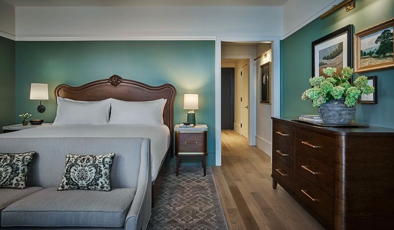 The Guestrooms and Suites Inside the Restored Estate