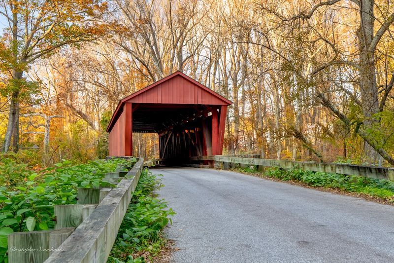 The Jericho Covered Bridge Right Next Door