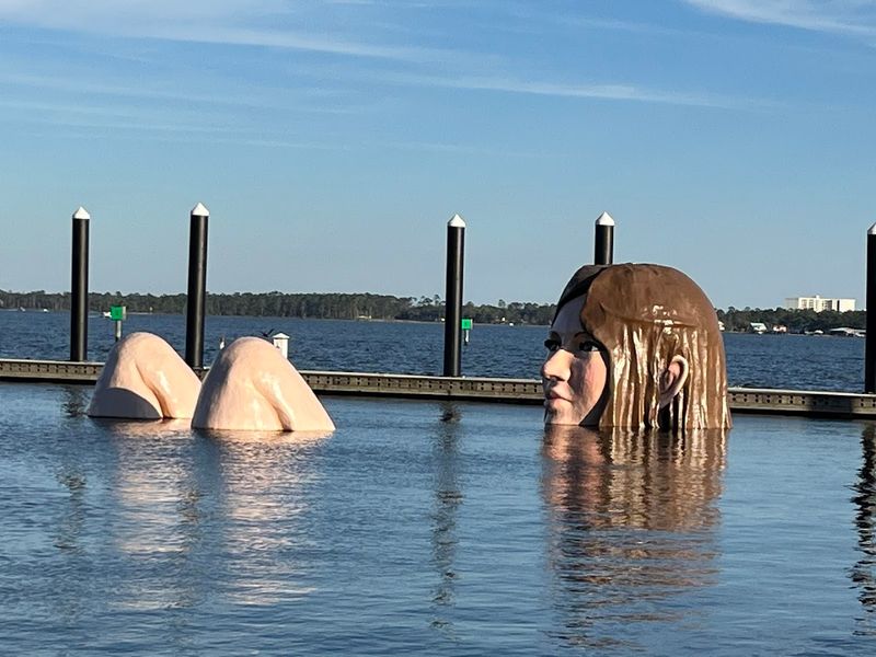 The Lady in the Lake Sculpture