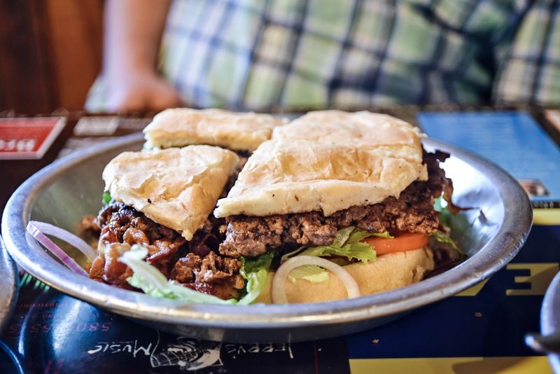 The Longhorn Meersburger at Meers Store and Restaurant The Longhorn Meersburger at Meers Store and Restaurant