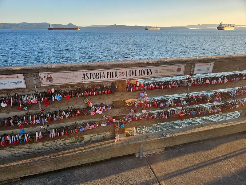 The Love Locks Memorial Wall