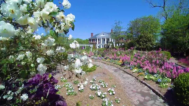 The Main House and the Gardens That Surround It