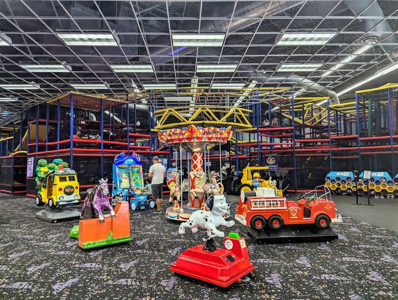 The Main Playscape: A Three-Story Mountain of Fun