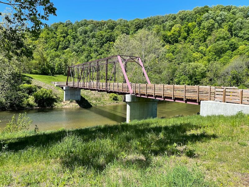 The Old Iron Bridge and Creek Views Make Every Season Worth Visiting